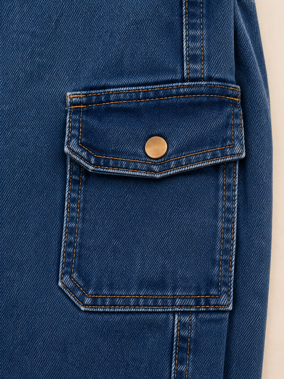 Skyline Cargo Wide-Leg Jeans