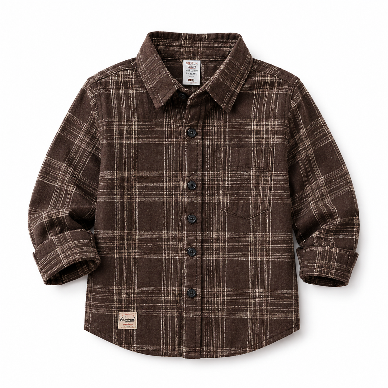 Timber Trail Plaid Shirt for Boys