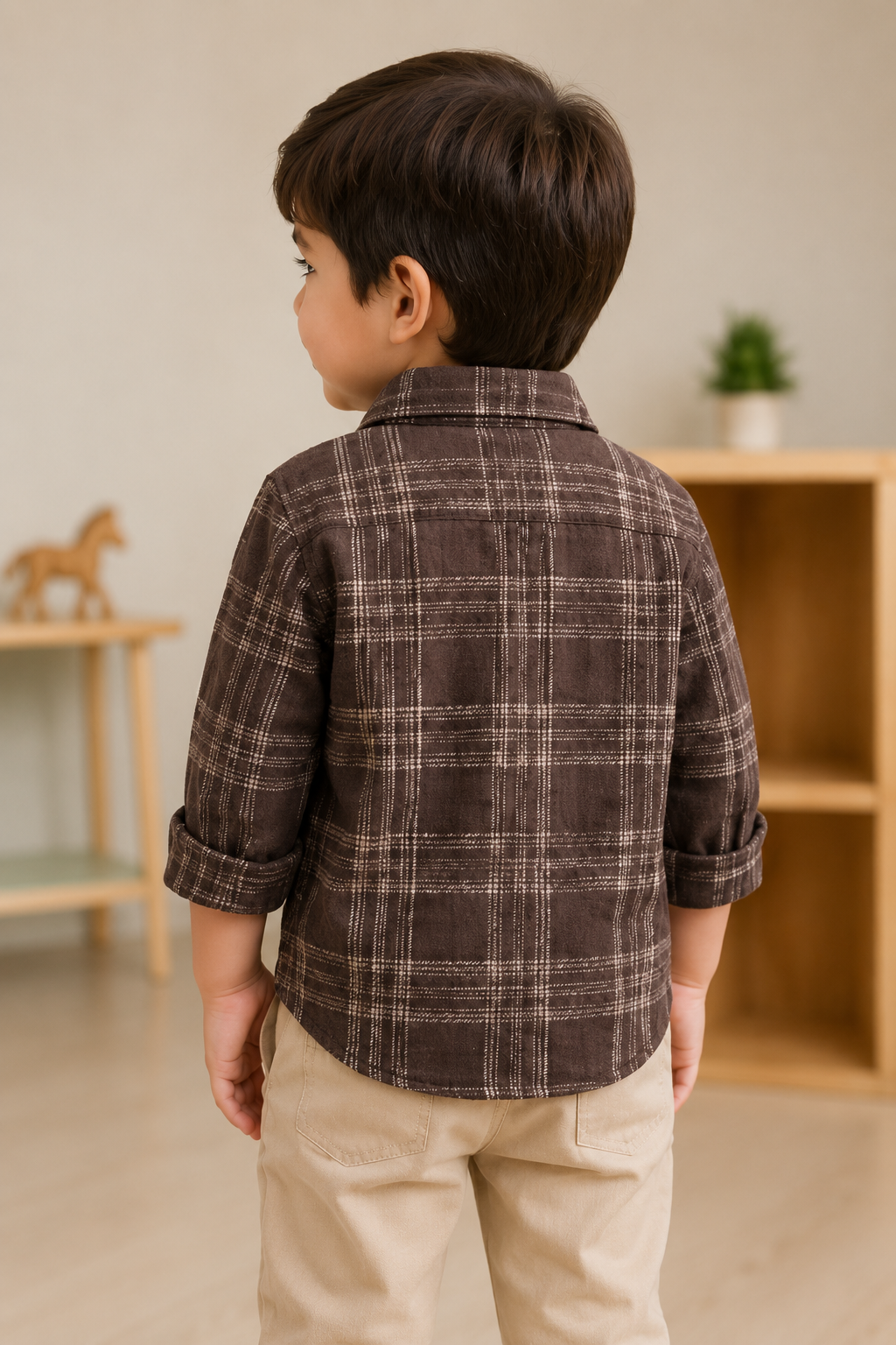 Timber Trail Plaid Shirt for Boys
