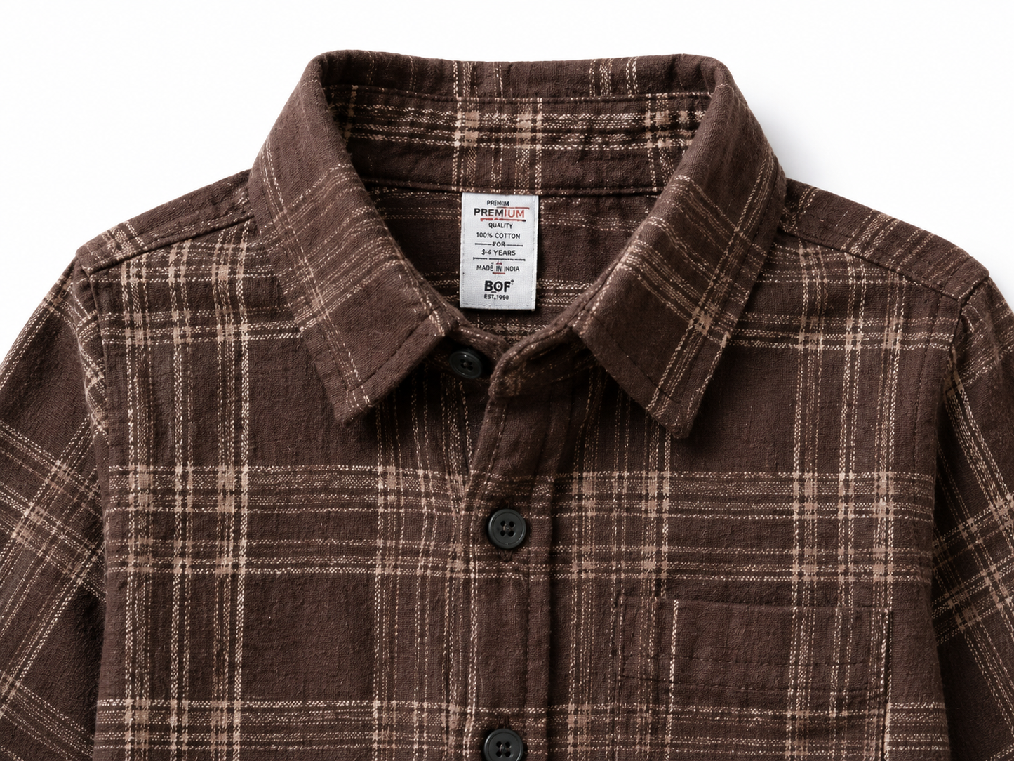 Timber Trail Plaid Shirt for Boys