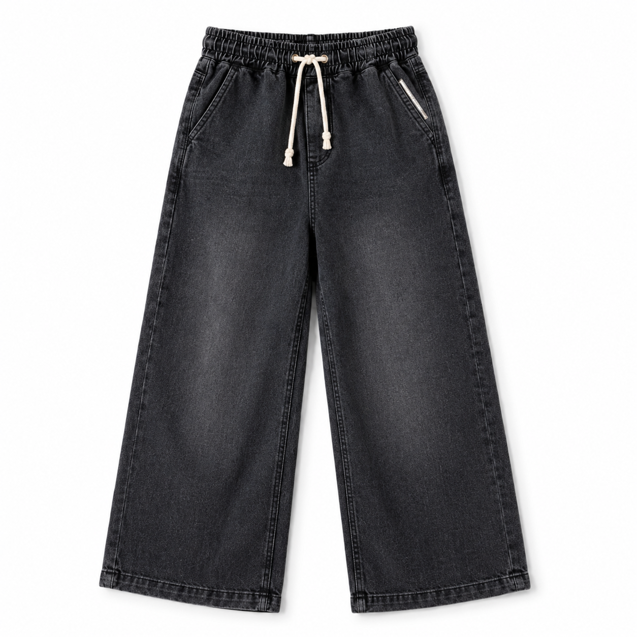 Midnight Flow Wide-Leg Jeans