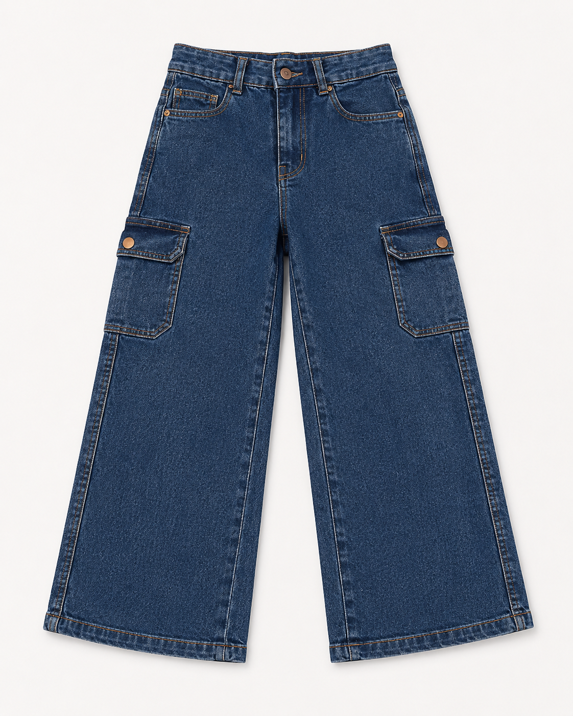 Skyline Cargo Wide-Leg Jeans