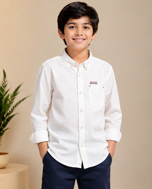 The Sterling Shirt – Ivory White